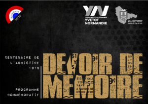 Centenaire de l&rsquo;Armistice 1918 – Devoir de Mémoire – Programme des animations